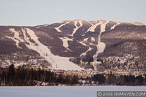 The soleil fades on Mt. Tremblant