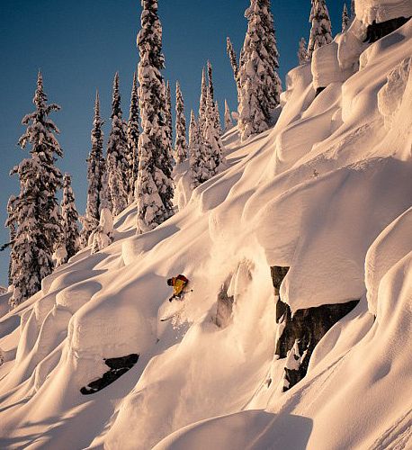 Shot from Valhalla ski film