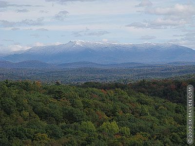 Snow on Vermont's Mt. Mansfield