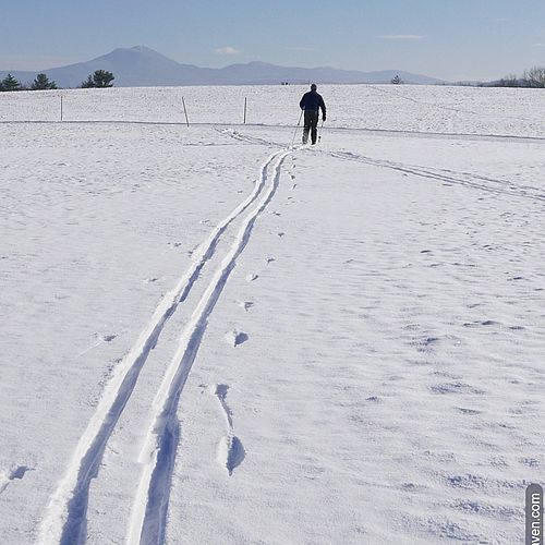 Cross-country skiing in Vermont