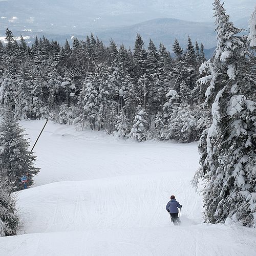 Skiing at Sugarbush, Vermont