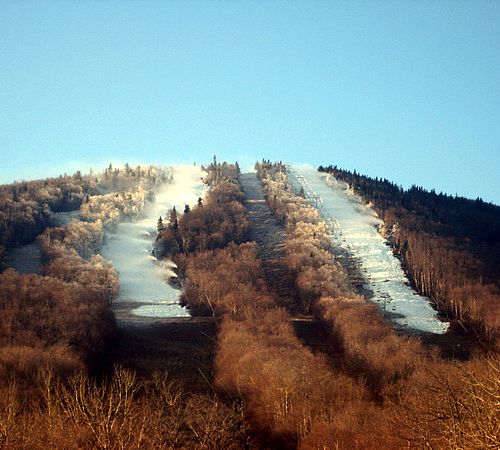 Snowmaking at Jay Peak