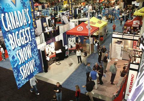 Booths are full at the Toronto Ski Show