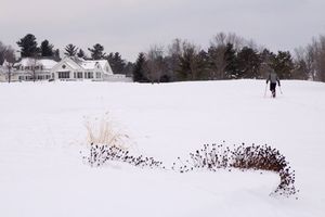 Heading for the 19th hole at Burlington Country Club